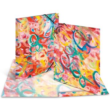 Chemise à élastiques A3 - Motif Peinture Design : HERMA image