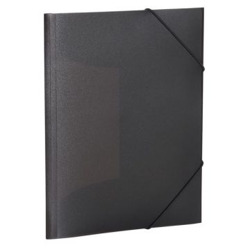 Chemise à élastiques A3 en PP translucide - Noir HERMA photo