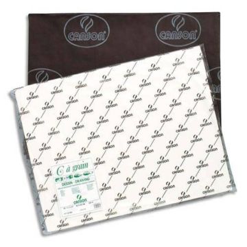 Feuilles de papier à dessin C grainé - Blanc - 500 x 650 mm : CANSON Visuel