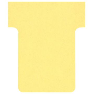 Fiches T - Indice 1.5 / 45 mm - Jaune : NOBO Lot de 100 Visuel