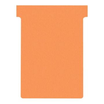Photo Fiches T - Indice 3 / 92 mm - Orange : NOBO Lot de 100  réf. 2003009
