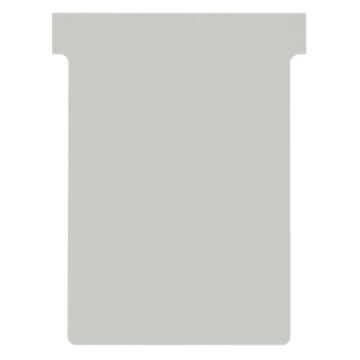 Photo Fiches T - Indice 3 / 92 mm - Gris : NOBO Lot de 100  réf. 2003010