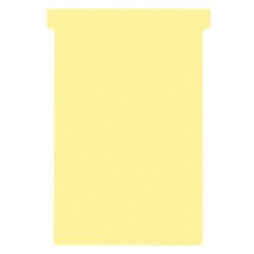 Fiches T - Indice 4 / 124 mm - Jaune : NOBO Lot de 100 visuel