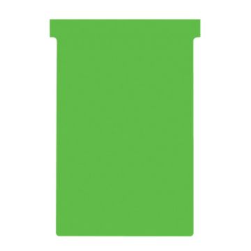 Photo Fiches T - Indice 4 / 124 mm - Vert : NOBO Lot de 100  réf. 2004005 