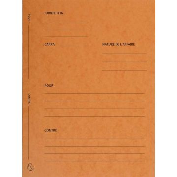 Dossier de plaidoirie Avocat Exacompta 220106E