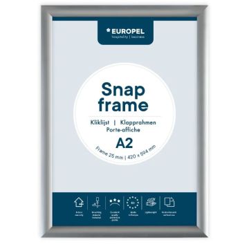 Cadre Porte affiche - A2 - Argent : EUROPEL image