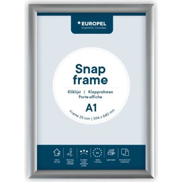 Cadre Porte affiche - A1 - Argent : EUROPEL image