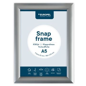 Cadre Porte affiche - A5 - Argent : EUROPEL image