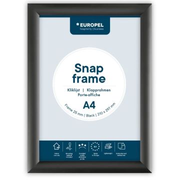 Cadre Porte affiche - A4 - Noir : EUROPEL image