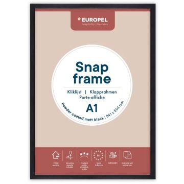 Cadre Porte affiche - A1 - Noir : EUROPEL image