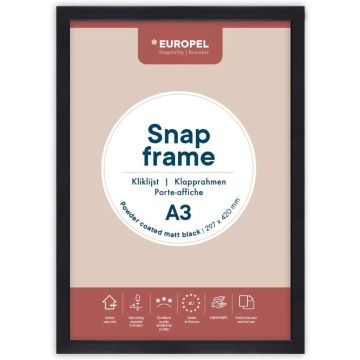 Cadre Porte affiche - A3 - Noir : EUROPEL image