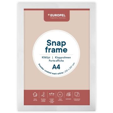 Cadre Porte affiche - A4 - Blanc : EUROPEL image
