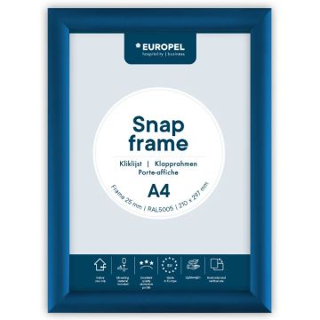 Cadre Porte affiche - A4 - Bleu : EUROPEL image