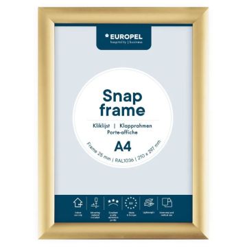 Cadre Porte affiche - A4 - Or : EUROPEL image