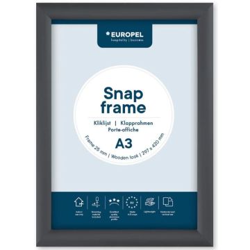 Cadre Porte affiche - A3 - Gris graphite : EUROPEL image