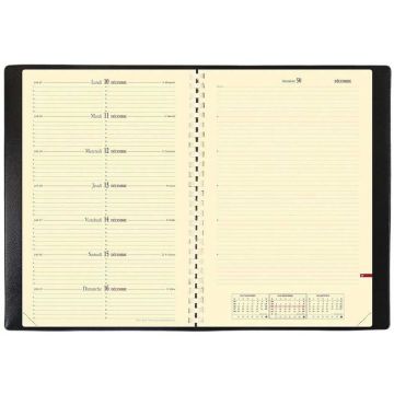 Agenda de bureau 2025 - Note 24S - 160 x 240 mm QUO VADIS 372034Q intérieur