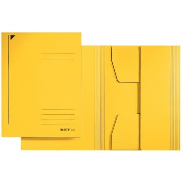 Photo Chemise-trieur à 3 rabats A4 - Jaune : LEITZ - 3924-00-15