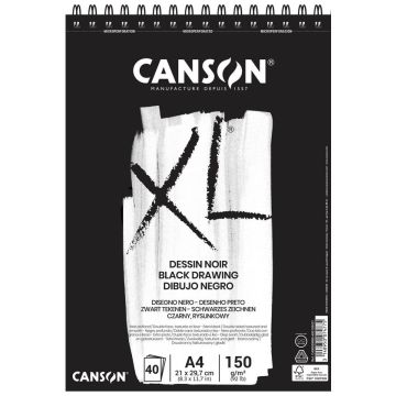 Bloc pour Croquis A4 - XL Noir : CANSON visuel