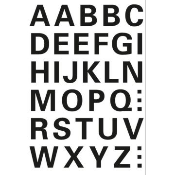 HERMA : Lettres autocollantes - 15 mm 4163
