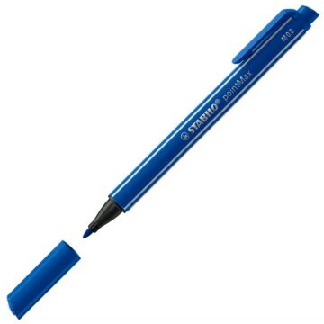 Stylo feutre PointMax 0,8 mm - Bleu Outremer : STABILO image