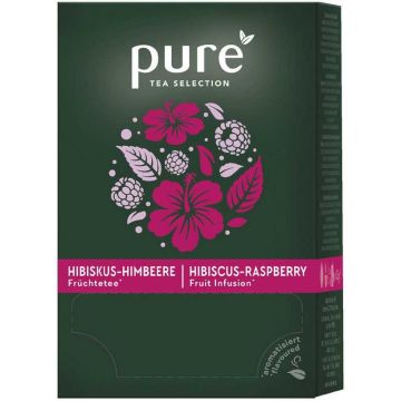 Photo Infusion Hibiscus/Framboise PURE Lot de 25 sachets Boite