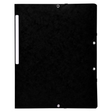 EXACOMPTA 55411E Chemises à élastiques sans rabats  Noires