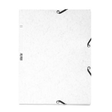 EXACOMPTA Chemises à élastiques 55506E - Blanc (Classement)