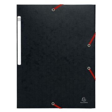 EXACOMPTA 55751E - Chemises à élastiques Scotten - Noir