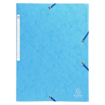 EXACOMPTA 55761E Chemises à élastiques Scotten - Turquoise