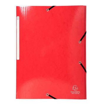 EXACOMPTA 55825E Chemise à élastiques Iderama - Rouge