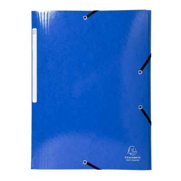 EXACOMPTA 55832E Chemise à élastiques Iderama - Bleu foncé