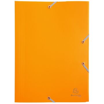 Chemise à élastiques - Jaune : EXACOMPTA Eco visuel