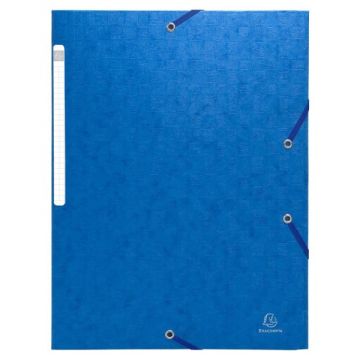 EXACOMPTA 5592E : Chemises à élastiques sans rabats Bleu