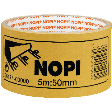 Ruban adhésif Double face - Marron - 50 mm x 5 m NOPI Image
