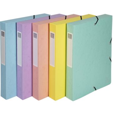 Boîte de classement - Dos 25 mm - Assortiment : EXACOMPTA Aquarel image