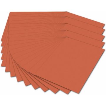 Carton de Bricolage A4 - Orange - 300 g/m² : FOLIA Lot de 50 Visuel