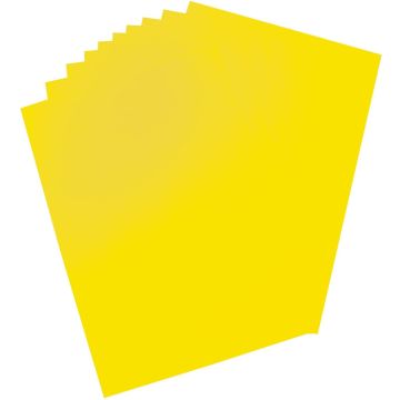 Carton pour affiche - 480 x 680 mm - Jaune brillant - 380 g/m² : FOLIA Visuel