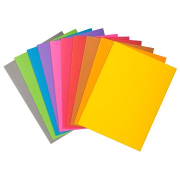 EXACOMPTA Sous-chemises pour dossiers A4  Bahia 80 - Assortiment 807001E
