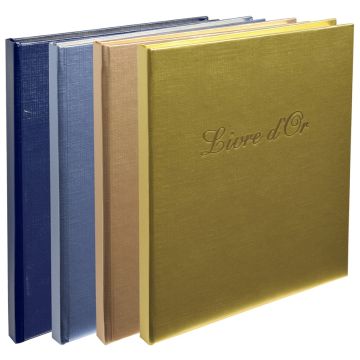 Livre d'or - Balacron Shiny irisé - Assortiment - 210 x 190 mm EXACOMPTA Modèle