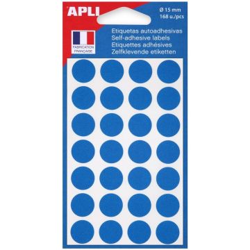 Pastilles 15 mm - Bleu : AGIPA Lot de 168 Modèle