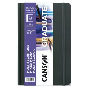 Carnet de dessin - 140 x 216 mm Portrait  : CANSON GRADUATE visuel