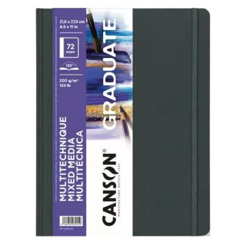 Carnet de dessin - 216 x 279 mm Portrait  : CANSON GRADUATE visuel