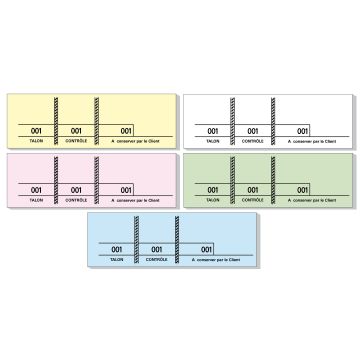 PASSE-PARTOUT Blocs de Tickets Carnet de 100 coupons Exacompta modèle