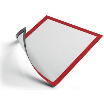 Cadre d'affichage magnétique - A4 - Rouge : DURABLE Lot de 5 Visuel