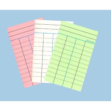 Fiches Bibliothèques Roses - 4 Colonnes ELVE B754R modèle