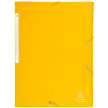 EXACOMPTA : Chemises à élastiques - Jaune 17106H