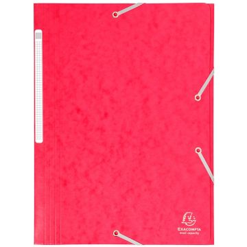 EXACOMPTA : Chemises à élastiques - Rouge 17109H