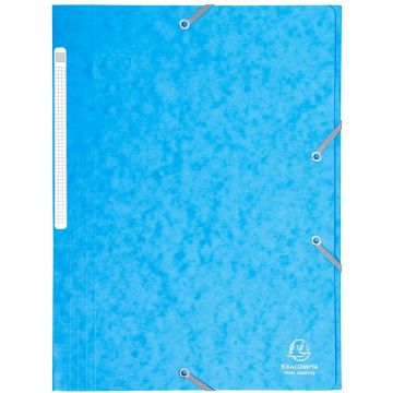 EXACOMPTA : Chemises à élastiques - Turquoise 17112H