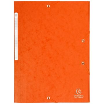 EXACOMPTA : Chemises à élastiques - Orange 17117H