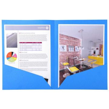 Lot de 25 Chemises double à poche - Bleu EXACOMPTA Rock's Image